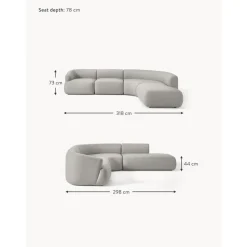Divano Angolare Componibile 4 Posti Sofia