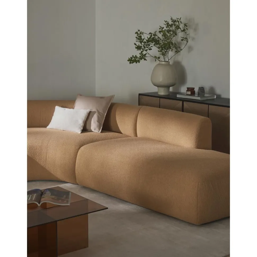 Divano Angolare Componibile 4 Posti In Boucle Sofia