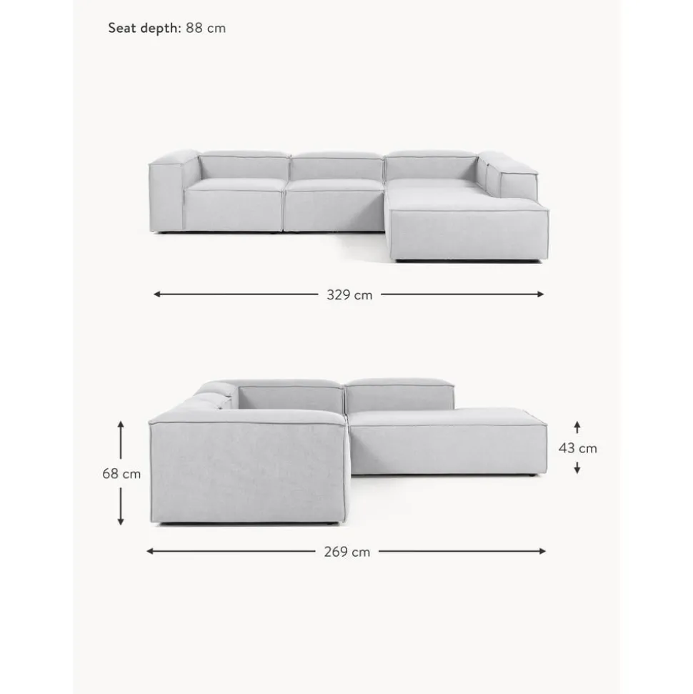 Divano Angolare Componibie Xl Lennon