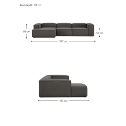 Divano Angolare Componibile Lennon