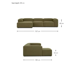 Divano Angolare Componibile Lennon