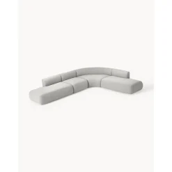 Divano Angolare Componibile 4 Posti In Boucle Sofia