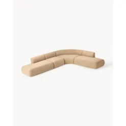 Divano Angolare Componibile 4 Posti In Boucle Sofia