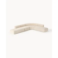 Divano Angolare Componibile 4 Posti In Boucle Sofia