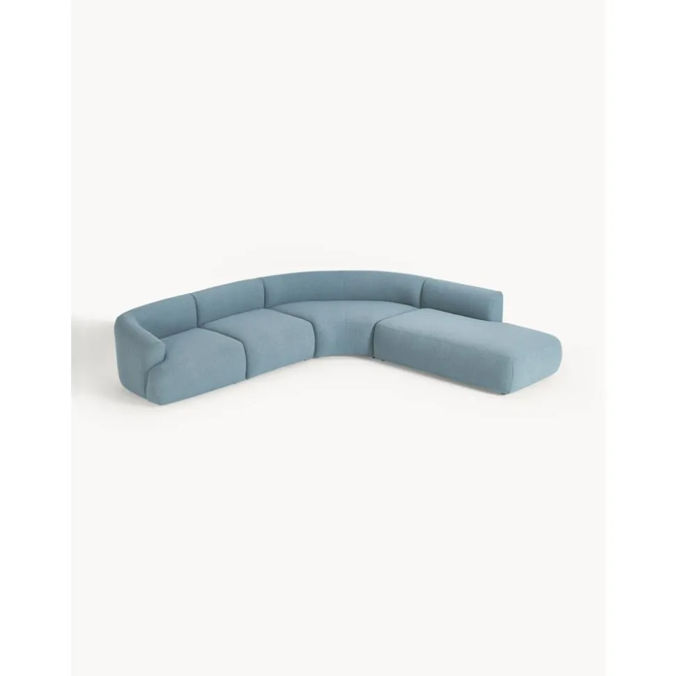 Divano Angolare Componibile 4 Posti In Boucle Sofia