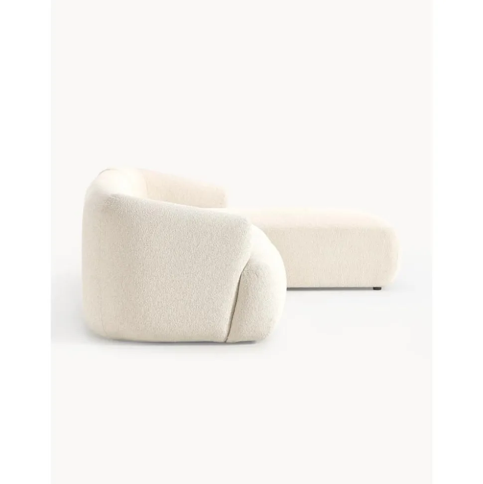 Divano Angolare Componibile 3 Posti In Boucle Sofia