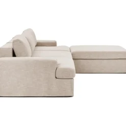 Divano Angolare Componibile 4 Posti Con Rivestimento Sfoderabile Russell