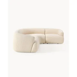 Divano Angolare Componibile 4 Posti In Boucle Sofia