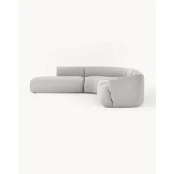 Divano Angolare Componibile 4 Posti In Boucle Sofia
