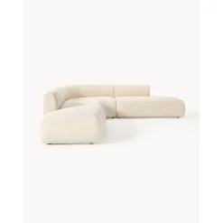 Divano Angolare Componibile 4 Posti In Boucle Sofia