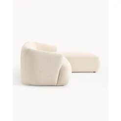 Divano Angolare Componibile 3 Posti In Boucle Sofia