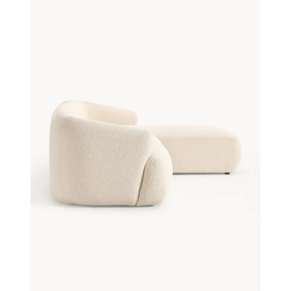 Divano Angolare Componibile 3 Posti In Boucle Sofia