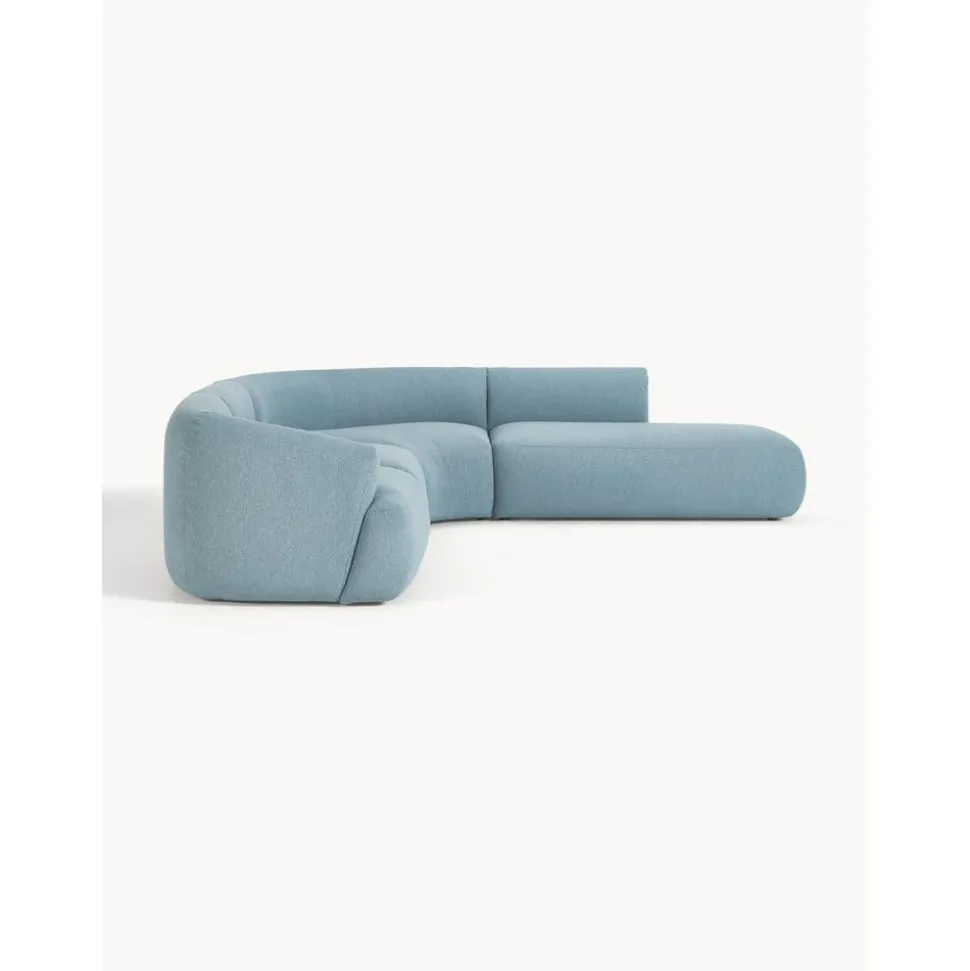 Divano Angolare Componibile 4 Posti In Boucle Sofia