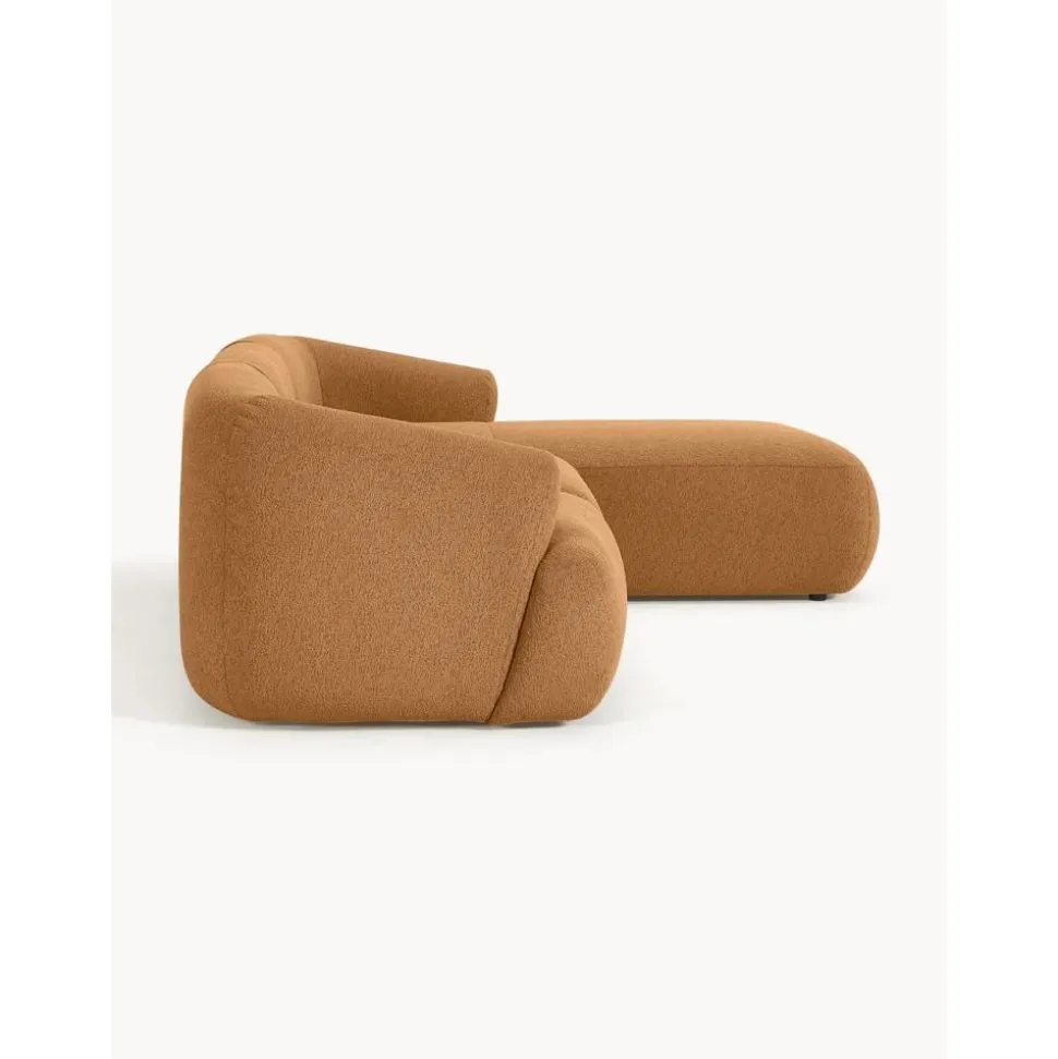 Divano Angolare Componibile 3 Posti In Boucle Sofia