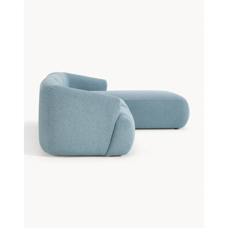 Divano Angolare Componibile 3 Posti In Boucle Sofia