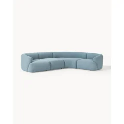Divano Angolare Componibile 4 Posti In Boucle Sofia