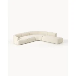 Divano Angolare Componibile 4 Posti In Teddy Sofia