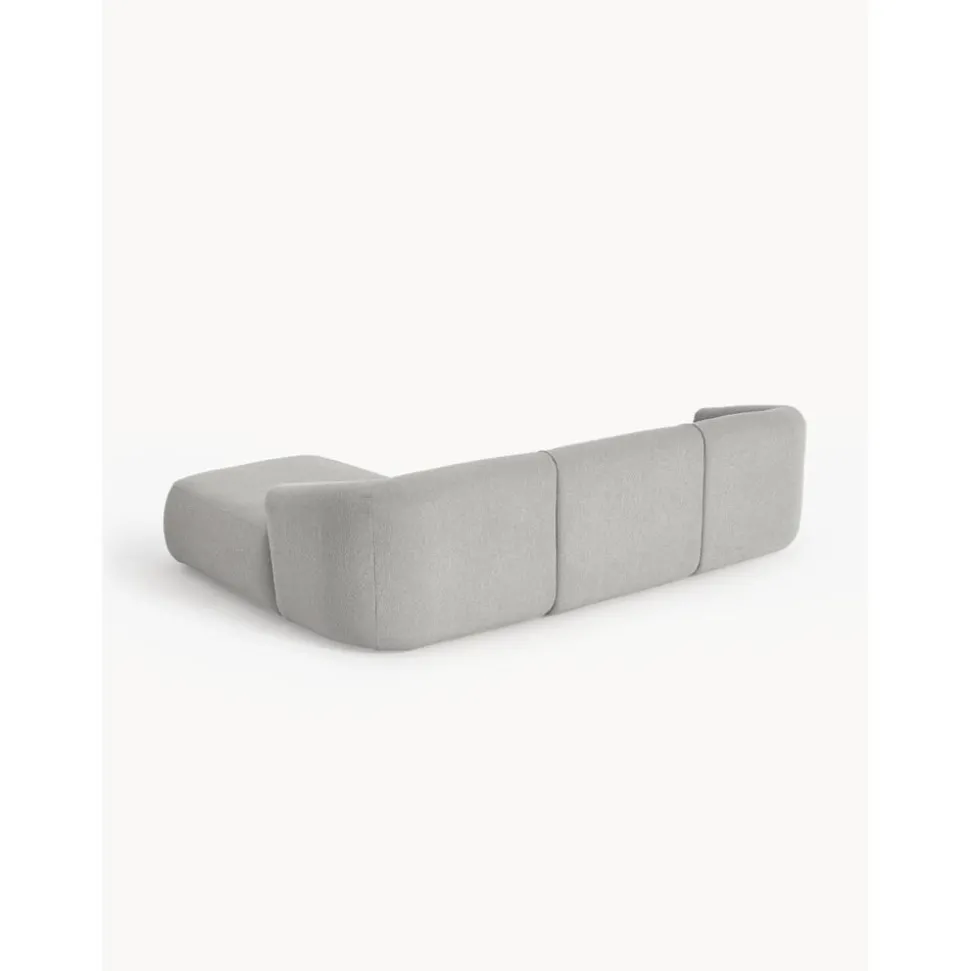 Divano Angolare Componibile 3 Posti In Boucle Sofia