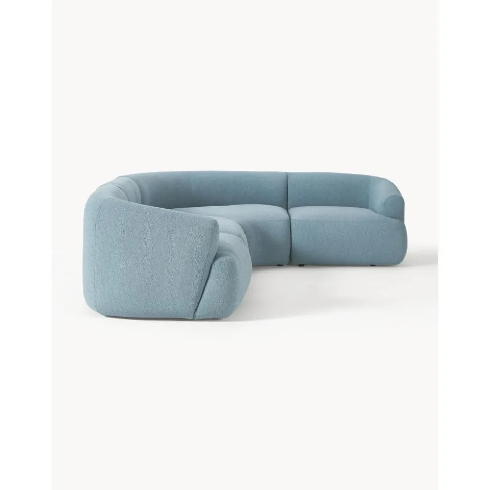 Divano Angolare Componibile 4 Posti In Boucle Sofia