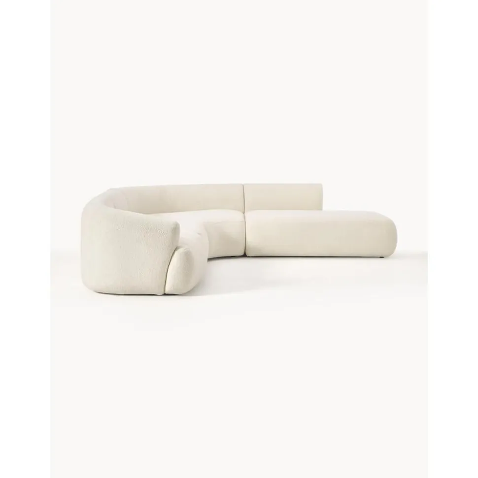 Divano Angolare Componibile 4 Posti In Teddy Sofia