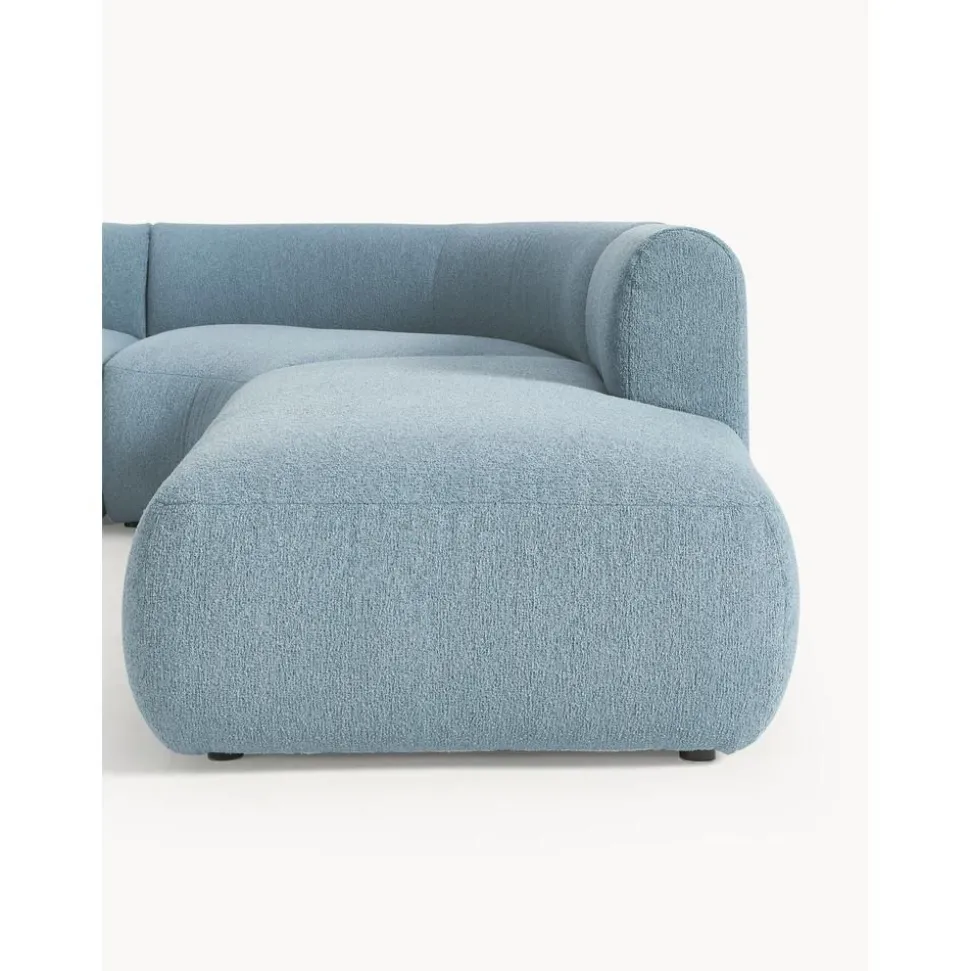 Divano Angolare Componibile 4 Posti In Boucle Sofia
