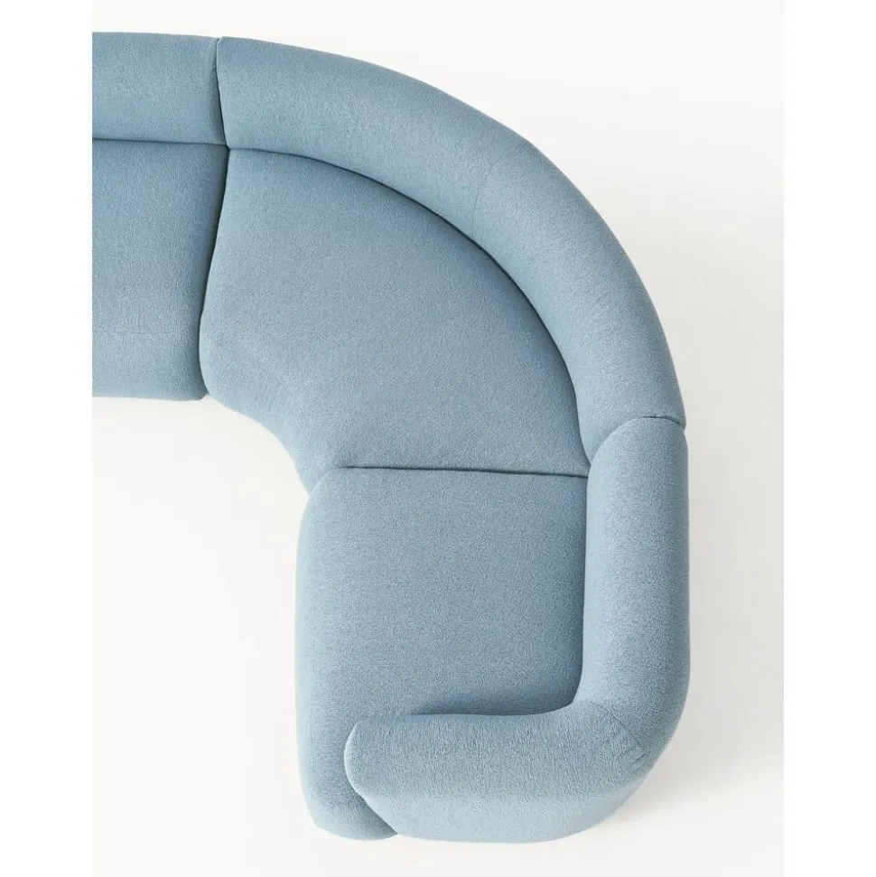 Divano Angolare Componibile 4 Posti In Boucle Sofia