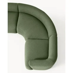 Divano Angolare Componibile 4 Posti In Boucle Sofia