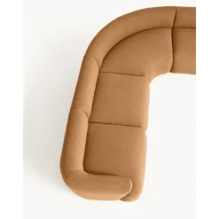 Divano Angolare Componibile 4 Posti In Boucle Sofia