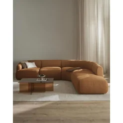 Divano Angolare Componibile 4 Posti In Boucle Sofia