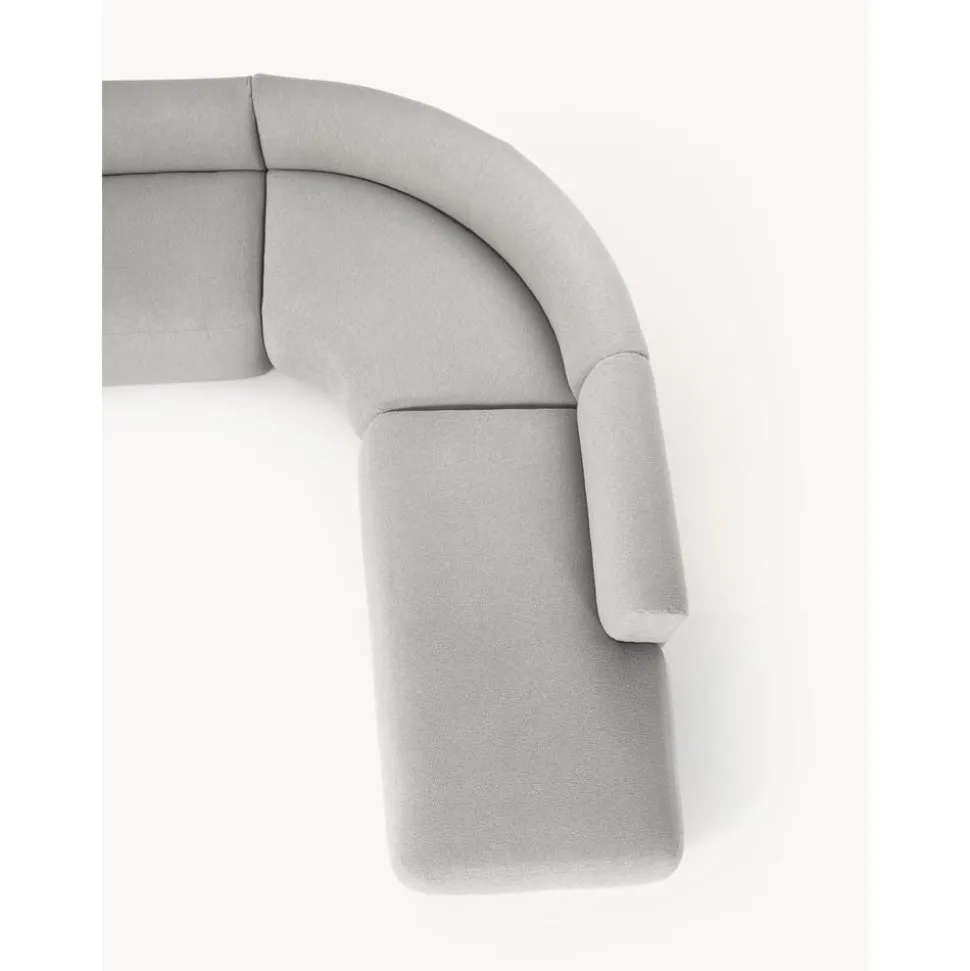 Divano Angolare Componibile 4 Posti In Boucle Sofia