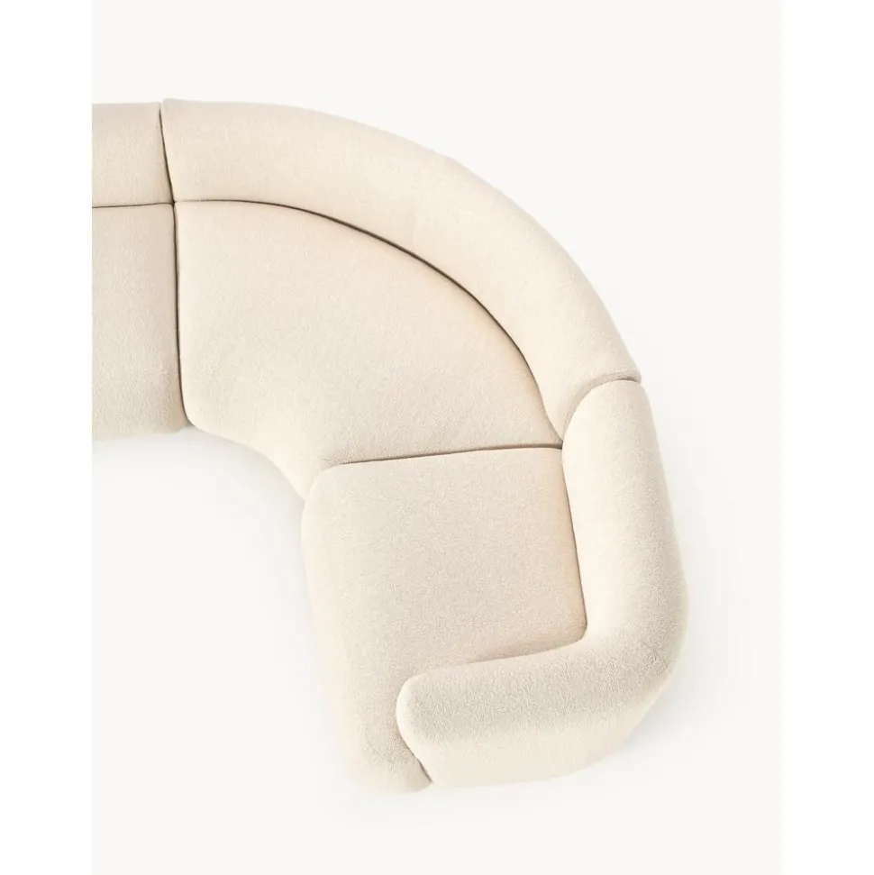 Divano Angolare Componibile 4 Posti In Boucle Sofia