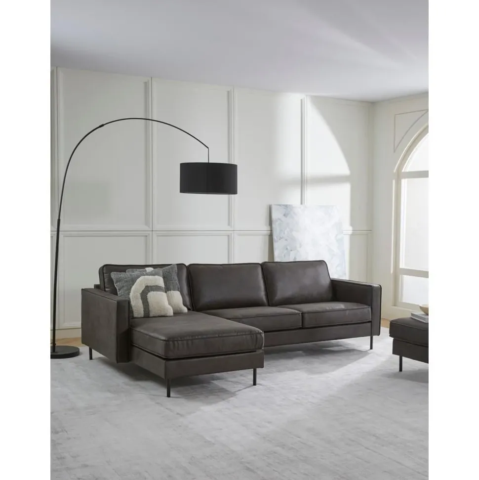 Divano Angolare In Pelle Riciclata Hunter