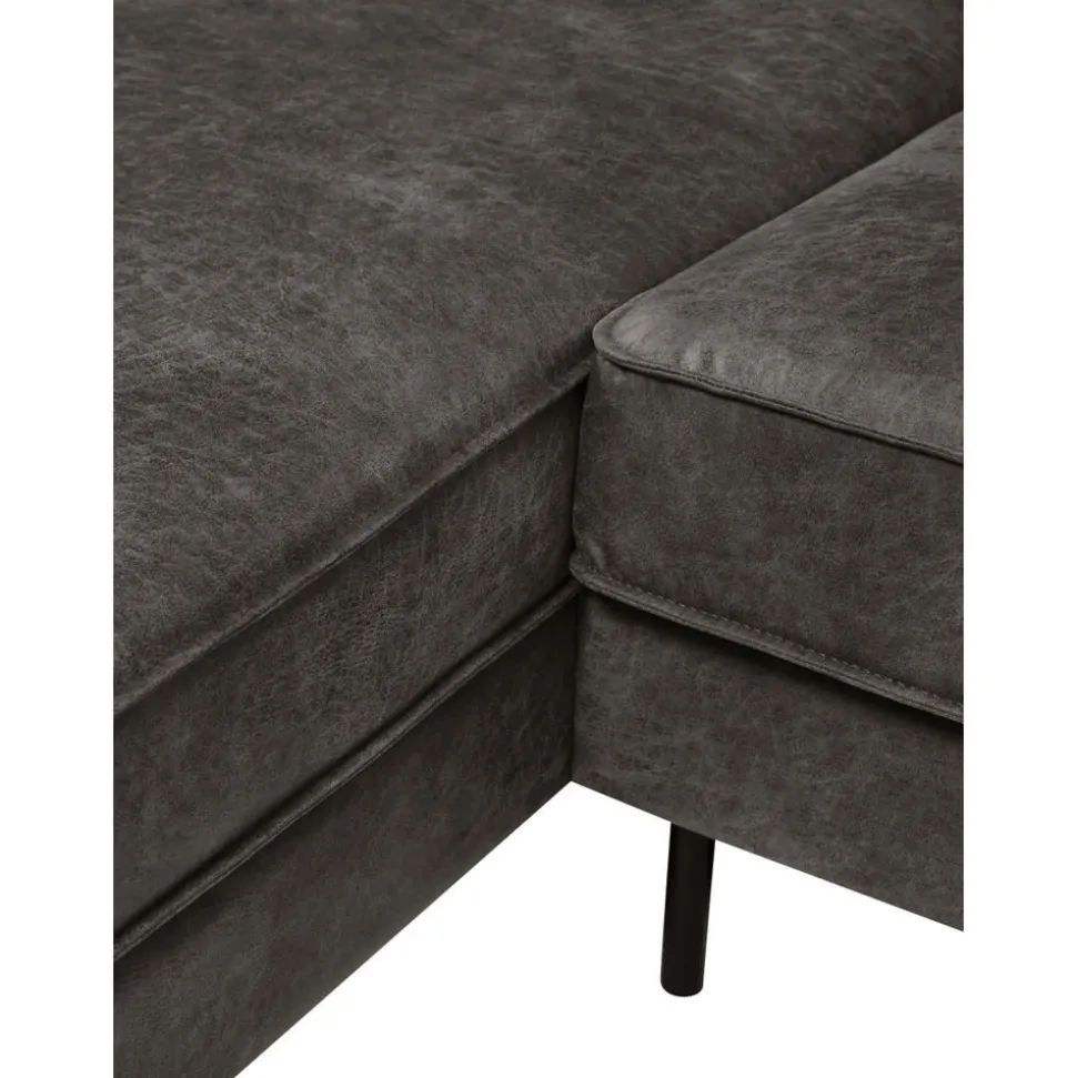 Divano Angolare In Pelle Riciclata Hunter