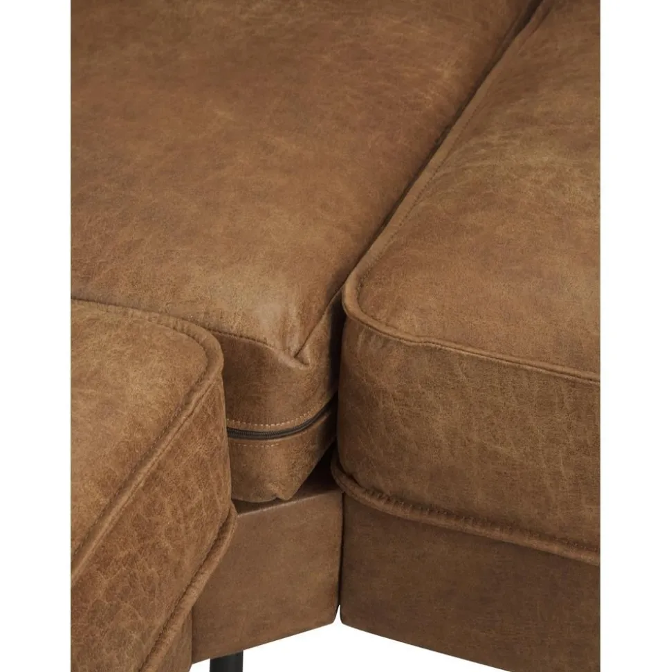 Divano Angolare In Pelle Riciclata Hunter