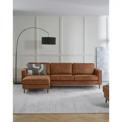 Divano Angolare In Pelle Riciclata Hunter