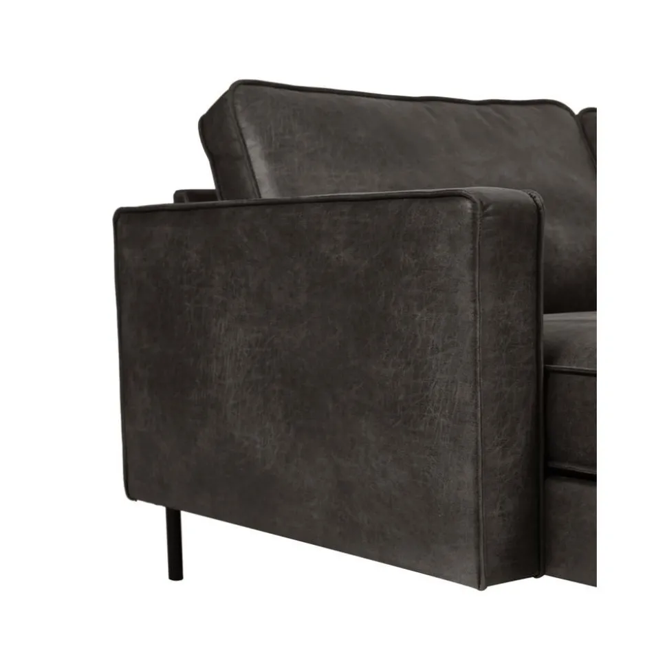 Divano Angolare In Pelle Riciclata Hunter