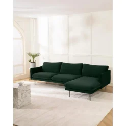 Divano Angolare In Velluto Moby