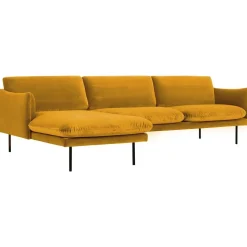 Divano Angolare In Velluto Moby