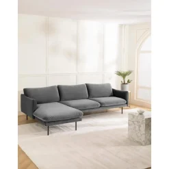 Divano Angolare In Velluto Moby