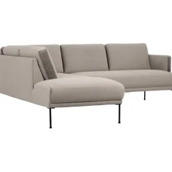 Divano Angolare In Velluto Fluente