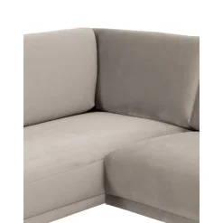 Divano Angolare In Velluto Fluente