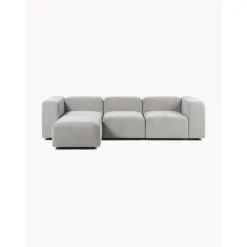 Divano Componibile 4 Posti Con Poggiapiedi Lena