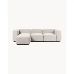 Divano Componibile 4 Posti Con Poggiapiedi Lena