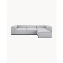 Divano Componibile 4 Posti Con Poggiapiedi Lennon