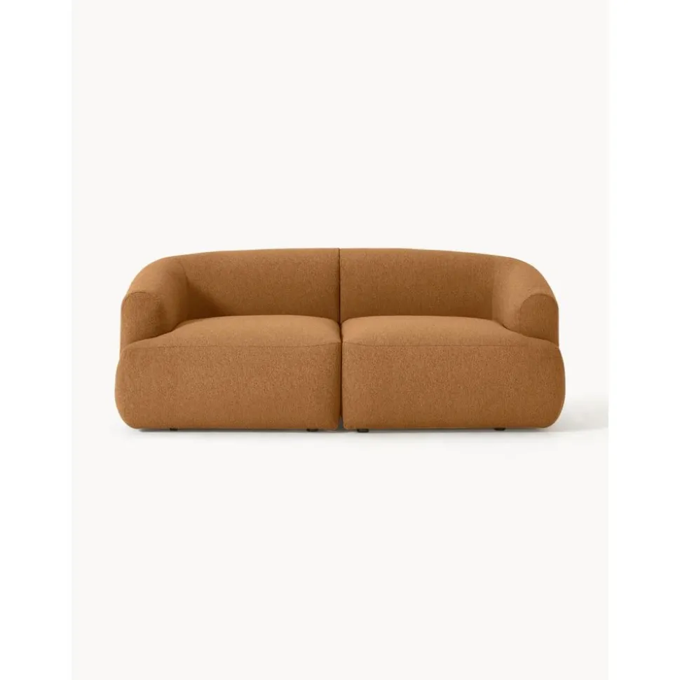 Divano Componibile 2 Posti In Boucle Sofia