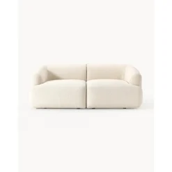 Divano Componibile 2 Posti In Boucle Sofia
