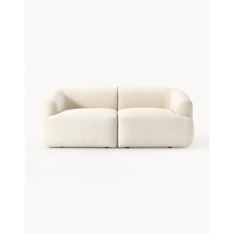 Divano Componibile 2 Posti In Boucle Sofia