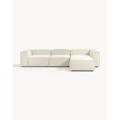 Divano Componibile 4 Posti Con Poggiapiedi Lennon