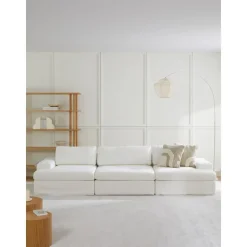 Divano Componibile 4 Posti Con Rivestimento Sfoderabile Russell