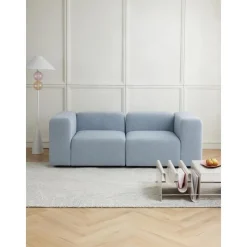 Divano Componibile 3 Posti In Boucle Lena